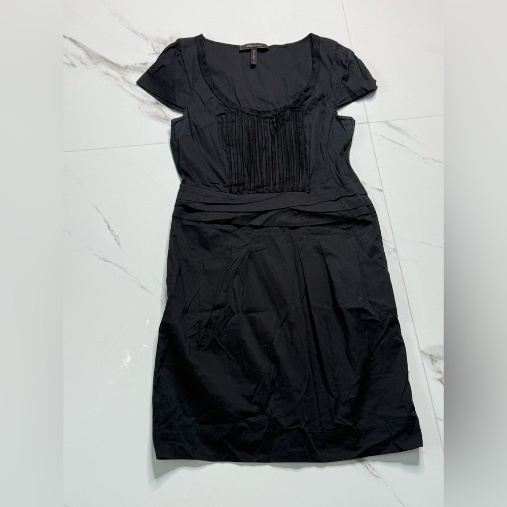 BCBGMaxAzria Black Midi Dress